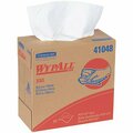 Bsc Preferred Kimberly Clark WypALL X80 9.1 x 16.8'' Heavy-Duty Wipers Dispenser Box, 80-count, 5PK S-19387